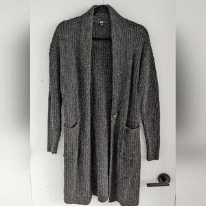 Uniqlo 100% Wool Long Cardigan Sweater